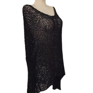 Elegant Black Knit Sweater